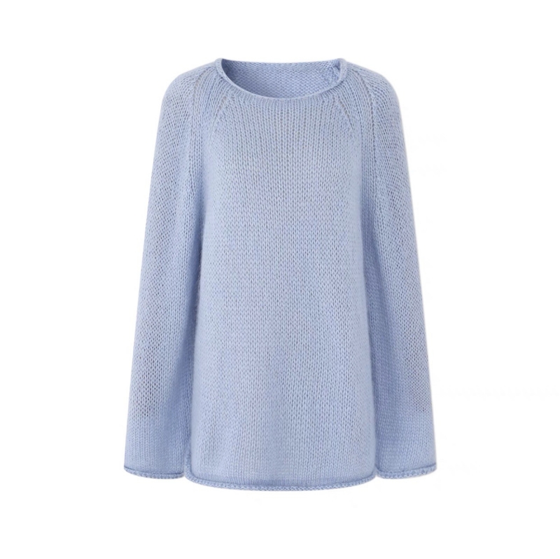 Long Sleeve Mohair Sweater - NY005