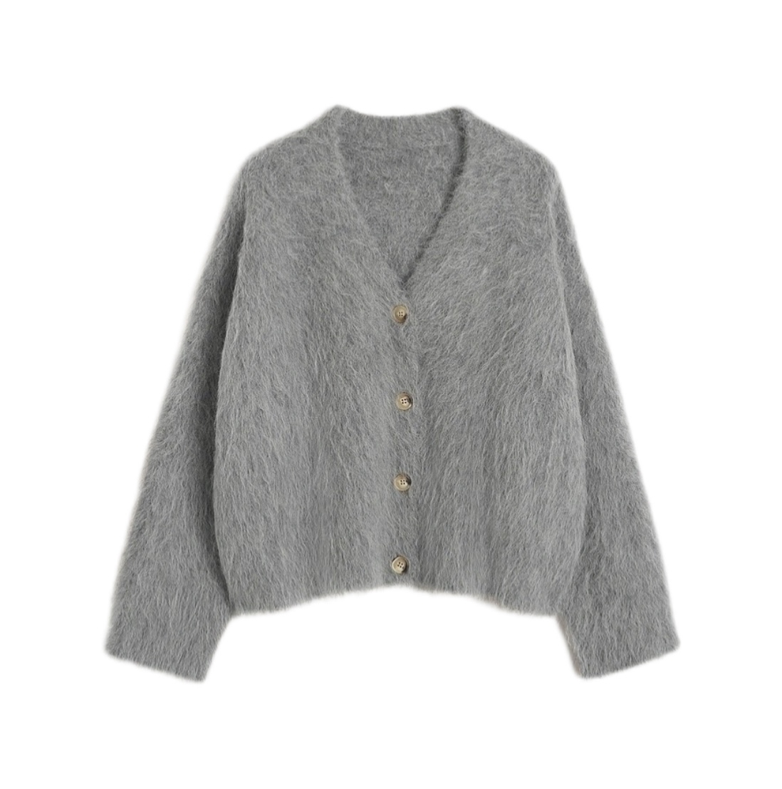Long Sleeve Alpaca Cardigan - NY091