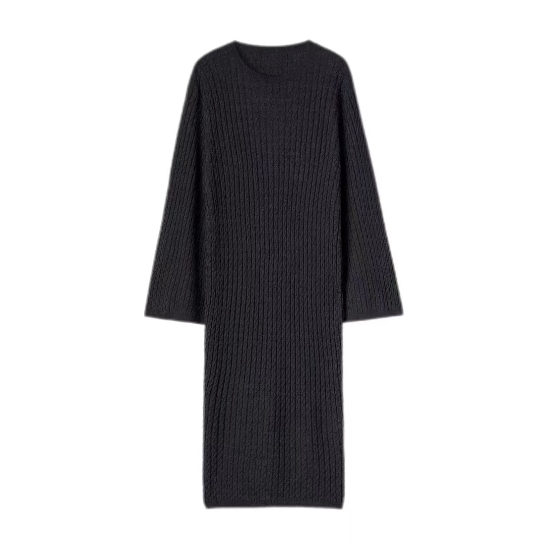 Long Sleeve Crew Neck Cashmere Sweater - NY032