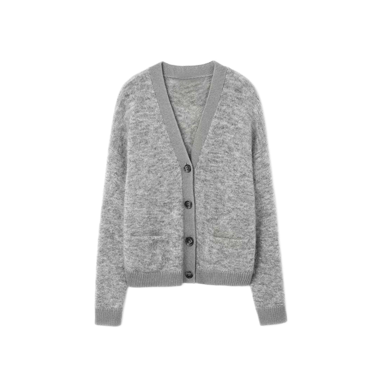 V Neck Mohair Cardigan - NY033